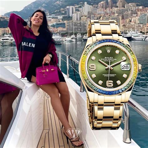 georgina rodriguez rolex|Georgina Rodriguez Watch Collection.